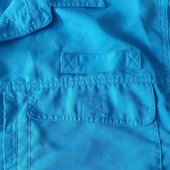 Stillwater Supply Co. Fishing/Performance Shirt Size M Bright blue - Picture 4 of 8